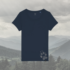 WOLFDOG Tričko, krátký rukáv, navy "Spojení vlků a lidí"