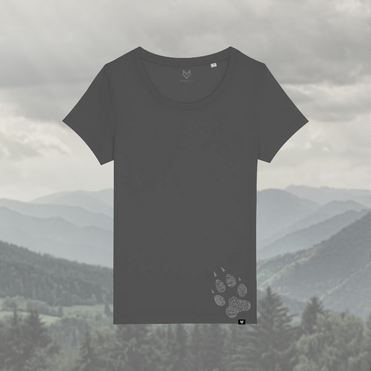 WOLFDOG Tričko, krátký rukáv, antracitové "Spojení vlků a lidí" - Barva: Antracitová, Velikost: S